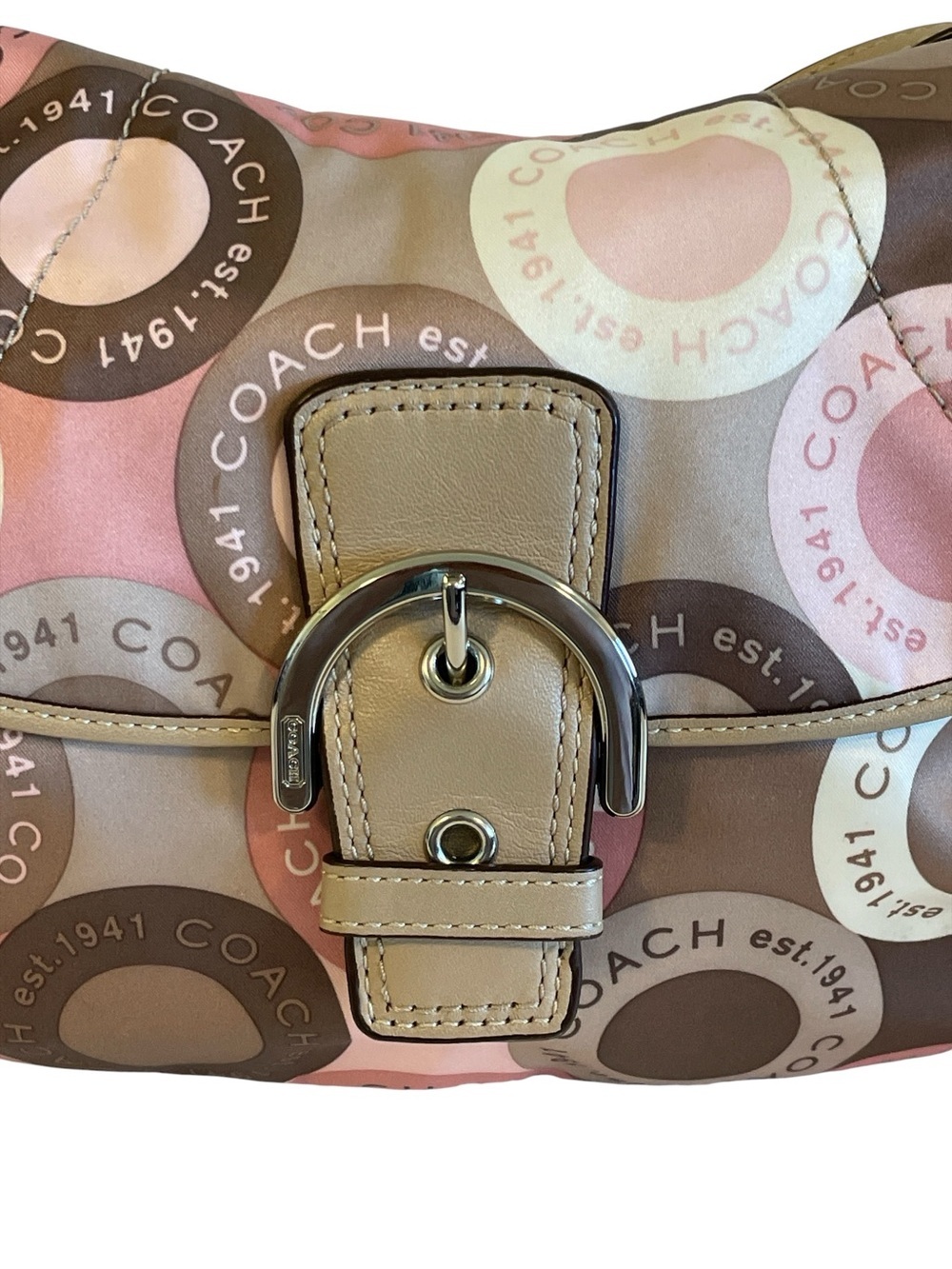 Vintage Coach Soho Snaphead Flap Mini Crossbody Bag - Picture 4 of 16